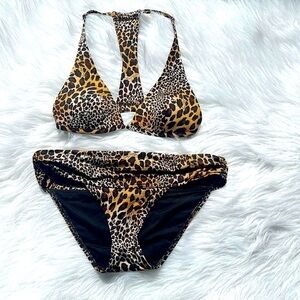 Victoria Secret leopard bathing suit small